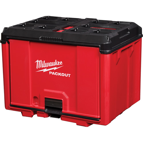 Packout Tool Cabinet, 15" x 15" x 20", Black/Red Planification Entrepots Molloy