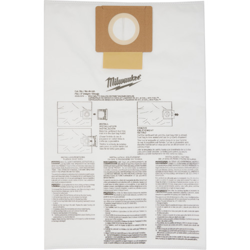 Fleece Dust Bags, 6 US Gal. Planification Entrepots Molloy