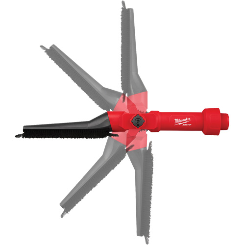Brosse pivotante &agrave; profil bas Air-Tip Planification Entrepots Molloy
