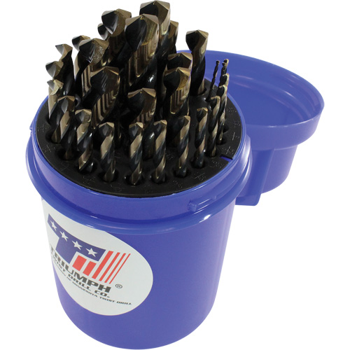 Triumph&reg; Drill Bit Set, 115 Pieces, High Speed Steel Planification Entrepots Molloy