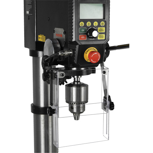 Protecteur avec interrupteur &agrave; limite pour perceuse &agrave; colonne NOVA Viking DVR Planification Entrepots Molloy