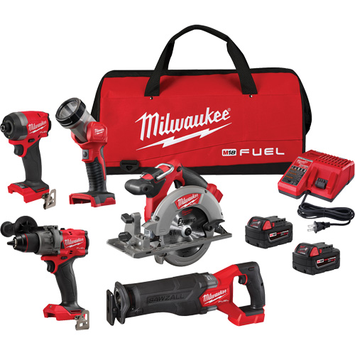 M18 Fuel 5-Tool Combo Kit, Lithium-Ion, 18 V Planification Entrepots Molloy