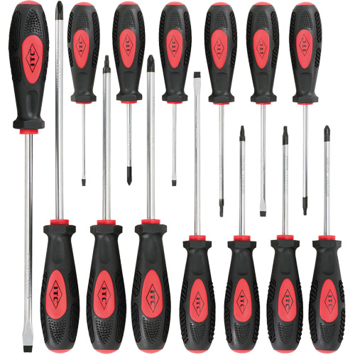 IESD-14S Ergonomic Screwdriver Set, 14 Pcs., Magnetic Planification Entrepots Molloy