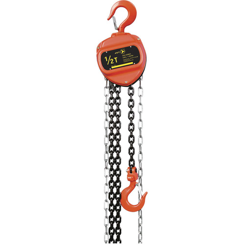 VCH Series Chain Hoist, 20' Lift, 2200 lbs. (1 tons) Capacity, Heat-Treated Alloy Steel Chain Planification Entrepots Molloy