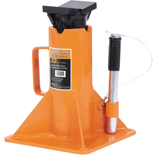 878B Support de cric &agrave; usage intensif, Tige verrouillable, Capacit&eacute; de 22 tonne(s), 13-3/4" - 19-3/4" h Planification Entrepots Molloy