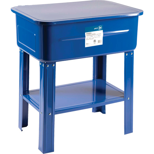 JPW-20 Bac de nettoyage usage intensif, Acier, 20 gal. Planification Entrepots Molloy