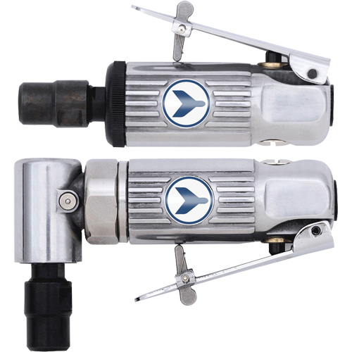 2-in-1 Mini Air Die Grinder Combo, 1/4", 25000/22000 RPM Planification Entrepots Molloy