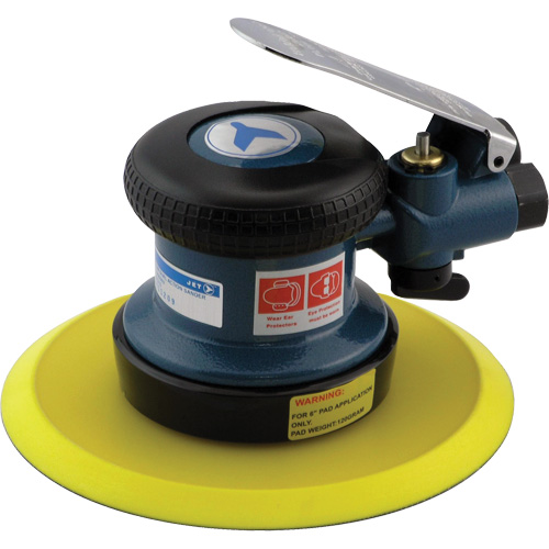 DA63NV Heavy-Duty Dual-Action Non-Vac Random Orbital Sander, 6" Dia., 1/4" NPT Inlet, 10000 RPM Planification Entrepots Molloy