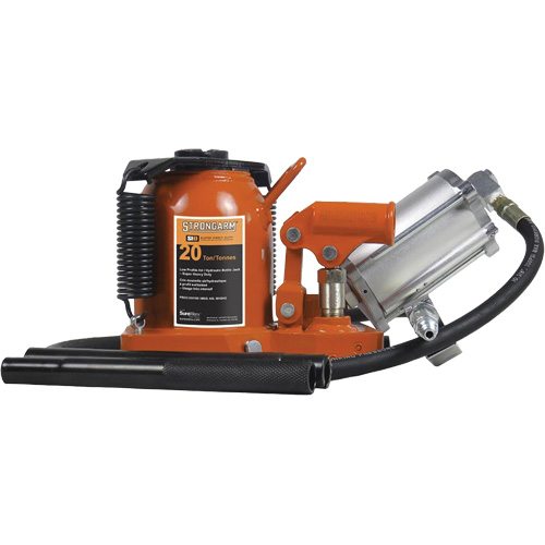 Crics &agrave; bouteille &agrave; air comprim&eacute;, 20 tonne(s), Air comprim&eacute;/hydraulique Planification Entrepots Molloy