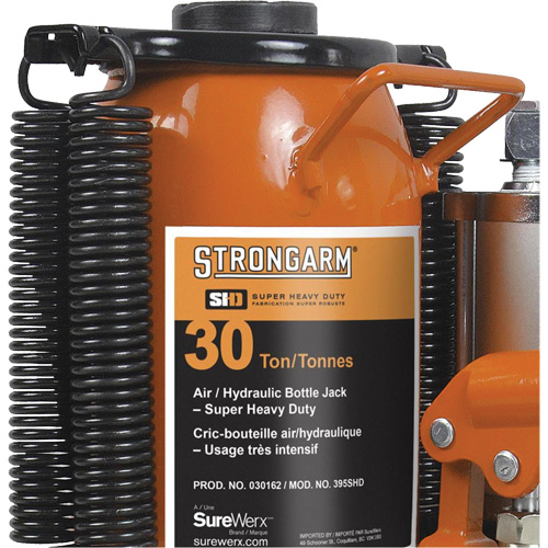 Crics &agrave; bouteille &agrave; air comprim&eacute;, 30 tonne(s), Air comprim&eacute;/hydraulique Planification Entrepots Molloy