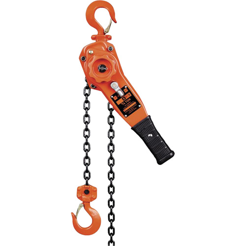 KLP Series Lever Chain Hoists, 5' Lift, 1500 lbs. (0.75 tons) Capacity, Steel Chain Planification Entrepots Molloy