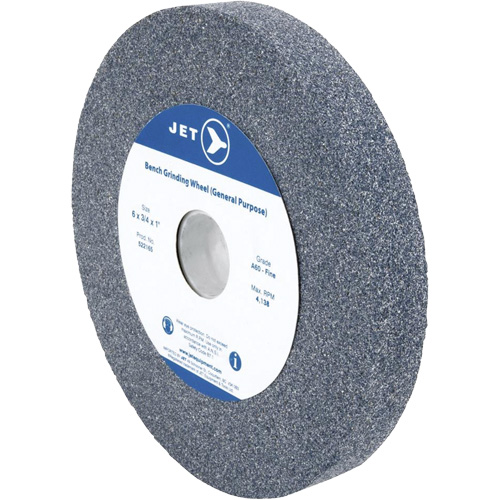 GC610C Bench Grinding Wheels, 6" x 1", 1" Arbor, Silicon Carbide Planification Entrepots Molloy