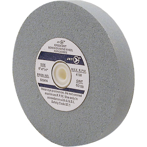 GC675M Meules pour rectifieuses d'&eacute;tabli, 6" x 3/4", Arbre 1", Carbure de silicium Planification Entrepots Molloy