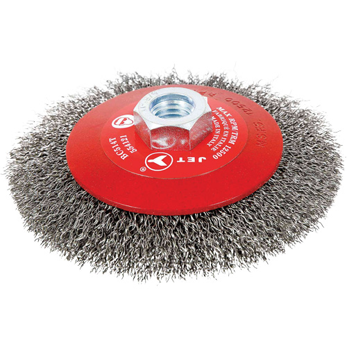 BC615T Brosses coniques &agrave; fils cr&ecirc;p&eacute;s pour meuleuses angulaires Planification Entrepots Molloy