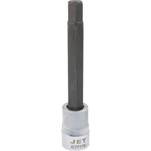 Tr&egrave;s longues douilles &agrave; embout, Hexagonale, 9 mm x 4" lo, Prise 3/8" Planification Entrepots Molloy
