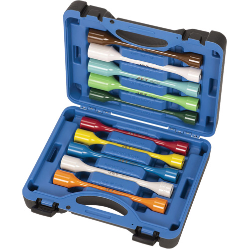 JTLS-1210S Torque Limiting Socket Sets, 1/2" Drive, 65 ft-lbs./80 ft-lbs./100 ft-lbs./120 ft-lbs./140 ft-lbs./45 ft-lbs./135 ft-lbs. Torque, Multiple Planification Entrepots Molloy