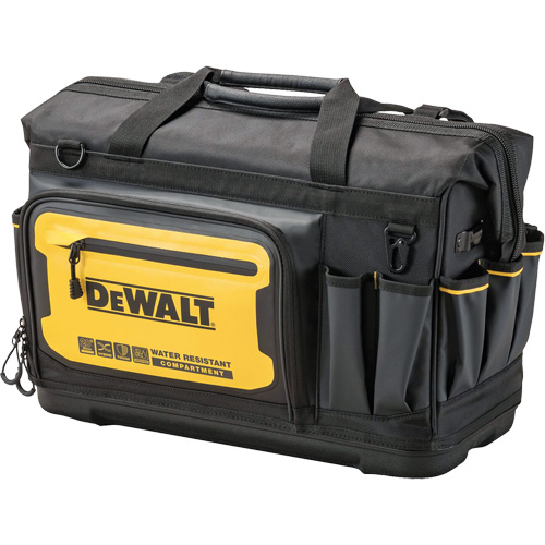 Sac &agrave; outils &agrave; bouche ouverte PRO 20", 33 pochettes, Noir/Jaune Planification Entrepots Molloy