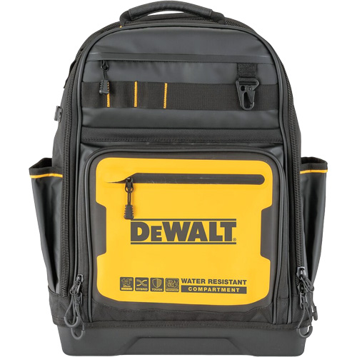 Sac-&agrave;-Dos PRO, 13-3/4" lo x 7-3/4" la, Noir/Jaune Planification Entrepots Molloy