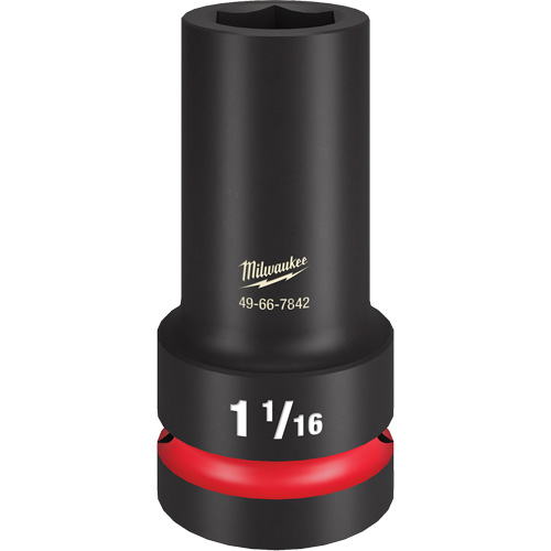 Shockwave Impact Duty Thin Wall Extra Socket, Impact, 1-1/16", 1" Drive, 6 Points, Deep Planification Entrepots Molloy