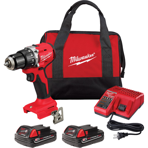 Ensemble perfomarteau/tournevis compact sans balai  M18, Lithium-ion, 18 V, Mandrin 1/2", Couple 550 lb-po Planification Entrepots Molloy
