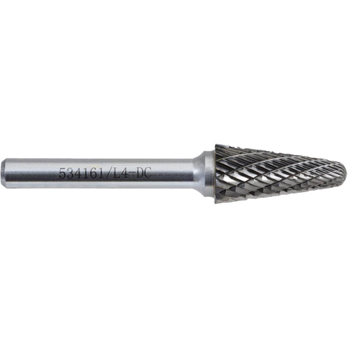 L4-DC Fraise conique 9 JET-KUT (embout rayon), 1/2" dia. Planification Entrepots Molloy