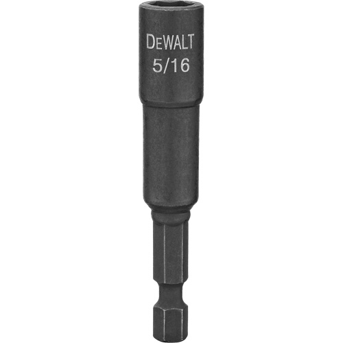 Impact Ready Magnetic Nut Driver, Hex, 1/4" Tip, 5/16" Drive Size, 2-9/16" Length Planification Entrepots Molloy