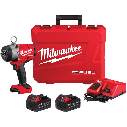 Cl&eacute; &agrave; choc &agrave; couple &eacute;lev&eacute; M18 Fuel avec ensemble de cheville d'arr&ecirc;t, 18 V, Mandrin 1/2" Planification Entrepots Molloy