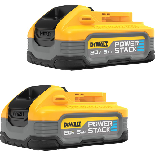 2 batteries POWERSTACK, Lithium-ion, 20 V, 5 Ah Planification Entrepots Molloy