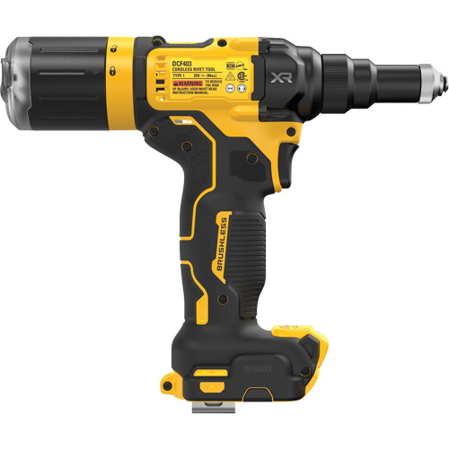 Outil &agrave; riveter sans fil et sans balai 3/16" XR (outil seulement) Planification Entrepots Molloy