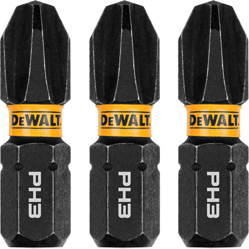 3-Piece FLEXTORQ&reg; Impact Screwdriving Bits, Phillips, #3, 1/4" Drive Planification Entrepots Molloy