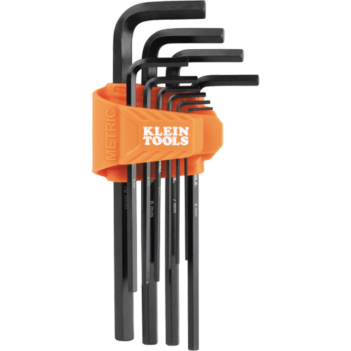 L-Style Long Hex Key Set, 10 Pcs., Metric Planification Entrepots Molloy
