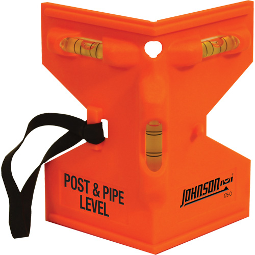 Orange Post & Pipe Level Planification Entrepots Molloy