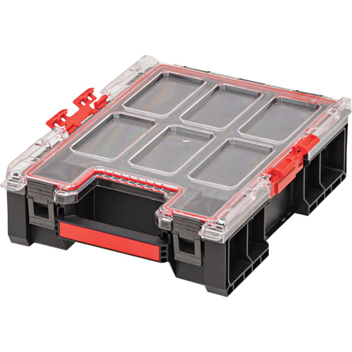 Organisateur moyen haut avec cloisons en mousse &agrave; plusieurs couches Arx, 10-2/5" x 14-3/10" x 4-1/5", Noir Planification Entrepots Molloy
