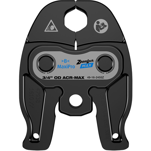 3/4" ZoomLock&reg; MAX Press Jaw for M12 FORCE LOGIC Press Tools Planification Entrepots Molloy