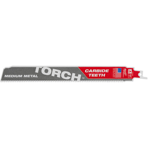TORCH avec dents au carbure pour m&eacute;tal moyen, Carbure, 10 Dents par pouce, 9" lo x 1" la Planification Entrepots Molloy