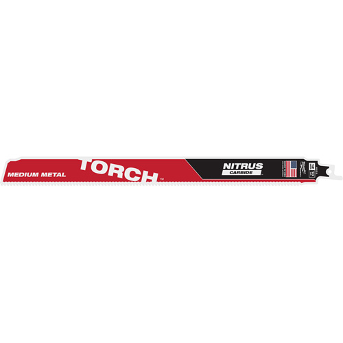 TORCH avec dents NITRUS CARBIDE pour m&eacute;tal moyen, Carbure, 10 Dents par pouce, 12" lo x 1" la Planification Entrepots Molloy