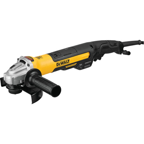 Brushless Small Angle Grinder, Rat Tail with Kickback Brake & No Lock-On, 5"/6" Planification Entrepots Molloy