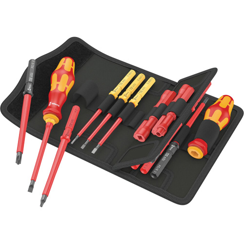 Insulated Screwdriver Set for Slotted Screws, 1000 V, 18 Pcs Planification Entrepots Molloy