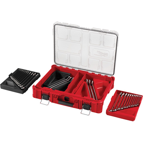 Wrench Set with PackOut Organizer, Combination, 30 Pieces, Imperial and Metric Planification Entrepots Molloy