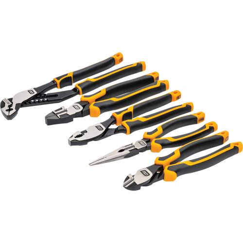 PITBULL Cushion Grip Pliers Set in Foam Storage Tray, 5 Pieces Planification Entrepots Molloy