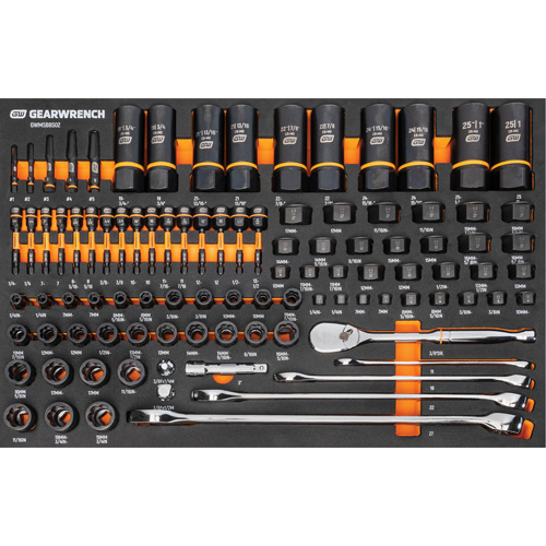 97-Piece Bolt Biter Mechanics Tool Set in Foam Storage Tray Planification Entrepots Molloy