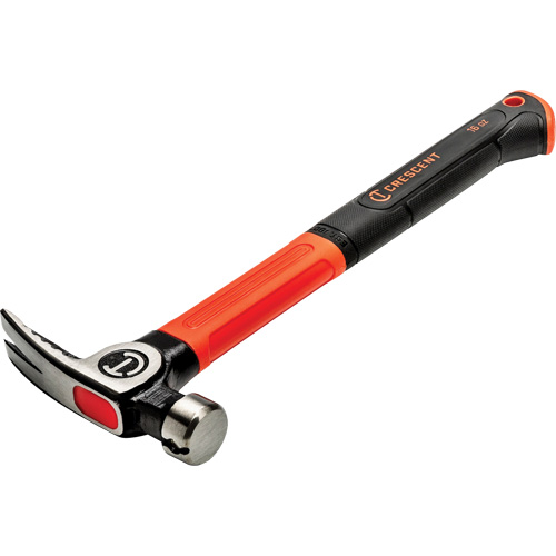 General Purpose Hammer, 16 oz., Fibreglass/Cushion Handle, 14" L Planification Entrepots Molloy