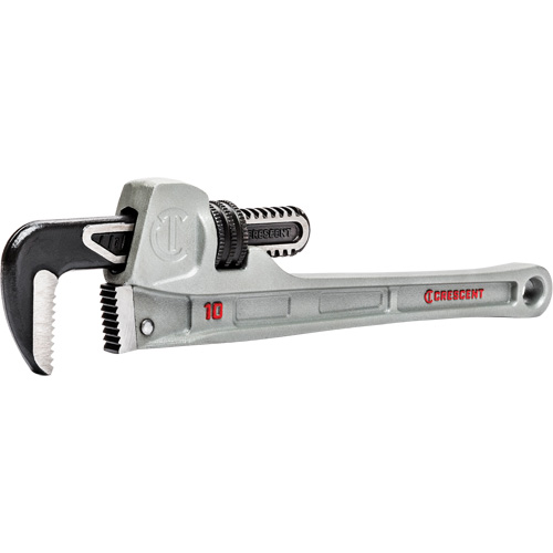 Cl&eacute; pour tuyau &agrave; m&acirc;choires &eacute;troite, Cap des m&acirc;choires 1-9/10", Longueur 10", Fini Rev&ecirc;tement en poudre, Prise Aucune Planification Entrepots Molloy