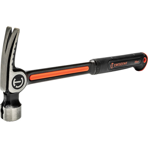 Milled-Face Framing Hammer, 28 oz., Solid Steel Handle, 16" L Planification Entrepots Molloy