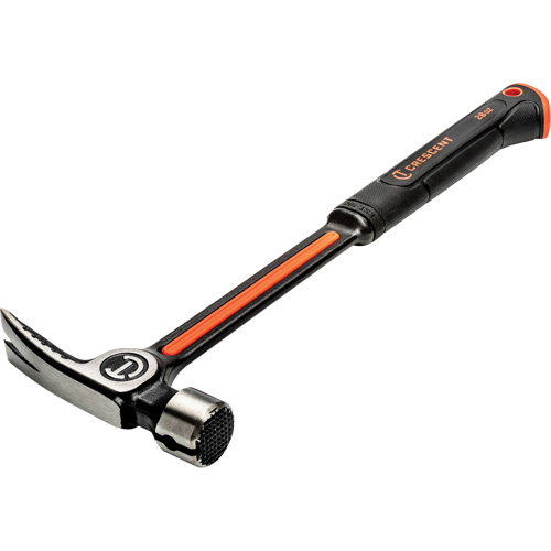 Milled-Face Framing Hammer, 28 oz., Solid Steel Handle, 16" L Planification Entrepots Molloy