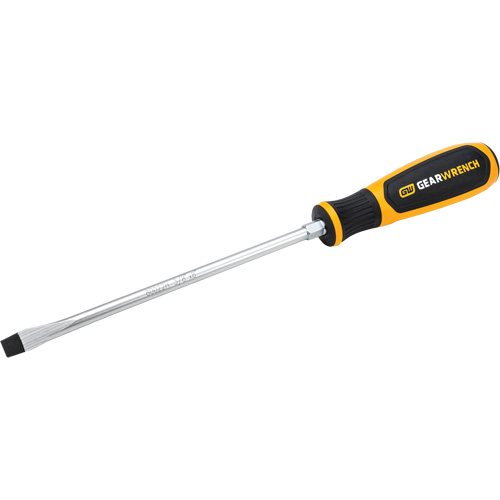 Tournevis &agrave; fente &agrave; double mat&eacute;riaux, 3/8", 13-1/10" lo, Prise Plastique Planification Entrepots Molloy