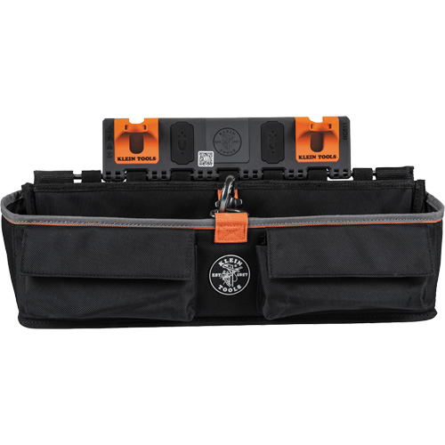 Module pour grande poche avec crochet en S Bucket Work Centre, Nylon, 3 pochettes, Noir/Orange Planification Entrepots Molloy