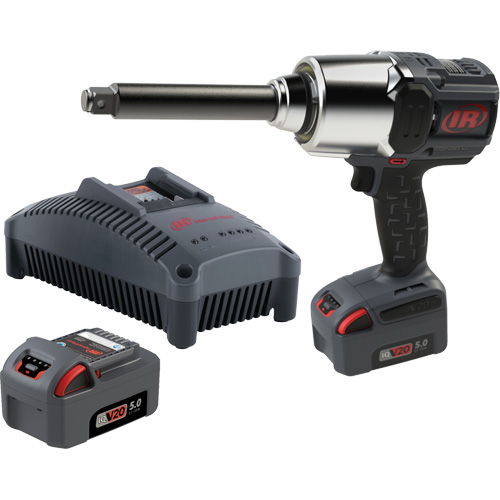 Cordless Impact Wrench Kit with Friction Ring Thru-Hole, 20 V, 3/4" Socket Planification Entrepots Molloy