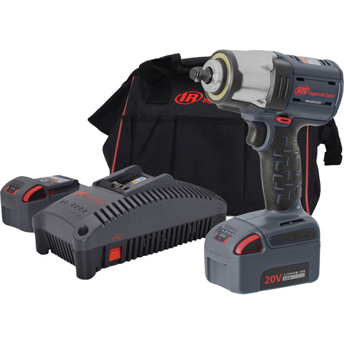 Compact High Torque Cordless Impact Wrench Kit, 20 V, 1/2" Socket Planification Entrepots Molloy