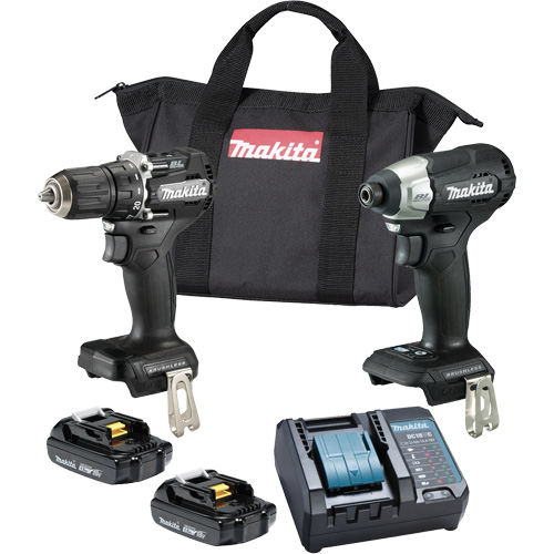 Ensemble 2 outils sous compact &agrave; moteur sans balai LXT, 18 V Planification Entrepots Molloy